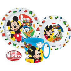 Disney Mickey  dinnerware set. microplastic set with 350 ml mug