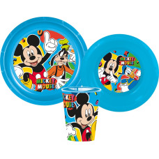 Disney Mickey  dinner set. plastic set